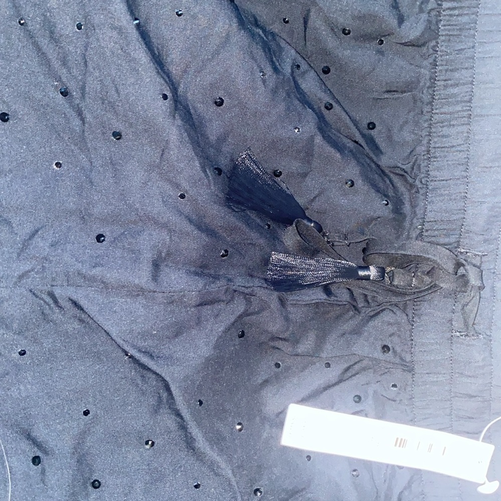 NWT! Victoria’s Secret Swim Rhinestone Cover-Up Shorts with Tassel Trim - Picture 3 of 6